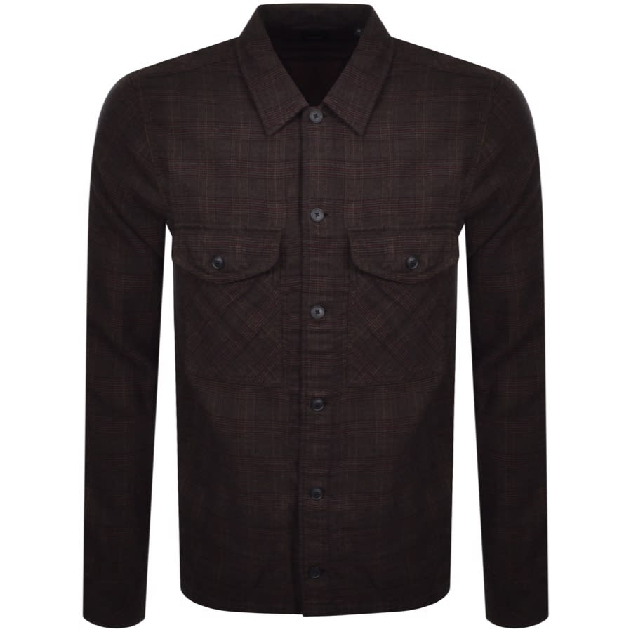 Alternative Image for ProductBOSS Loflash Long Sleeved Overshirt Black1